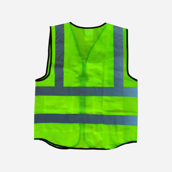 SPARTAN-GUARD-SAFETY-VEST-120GSM-FABRIC-MESH-MULTI-POCKET-ZIPPERED-GREEN