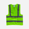SPARTAN GUARD SAFETY VEST WITH VELCRO GREEN