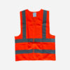 SPARTAN GUARD SAFETY VESTWITH VELCRO ORANGE