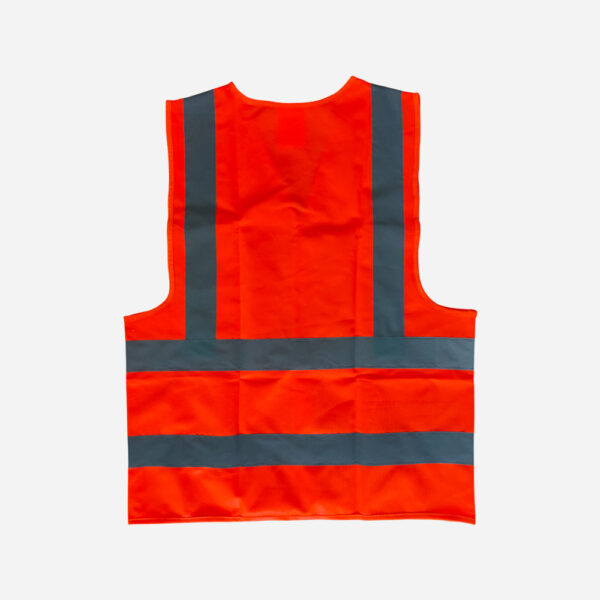 SPARTAN GUARD SAFETY VESTWITH VELCRO ORANGE
